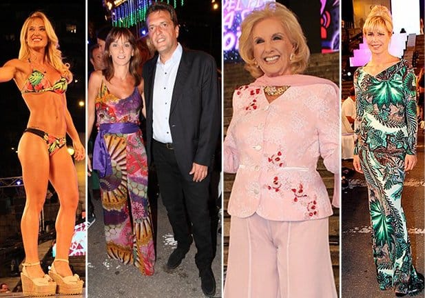 Massa, Galmarini, Rabolini y Cirio en el Mar del Plata Moda Show
