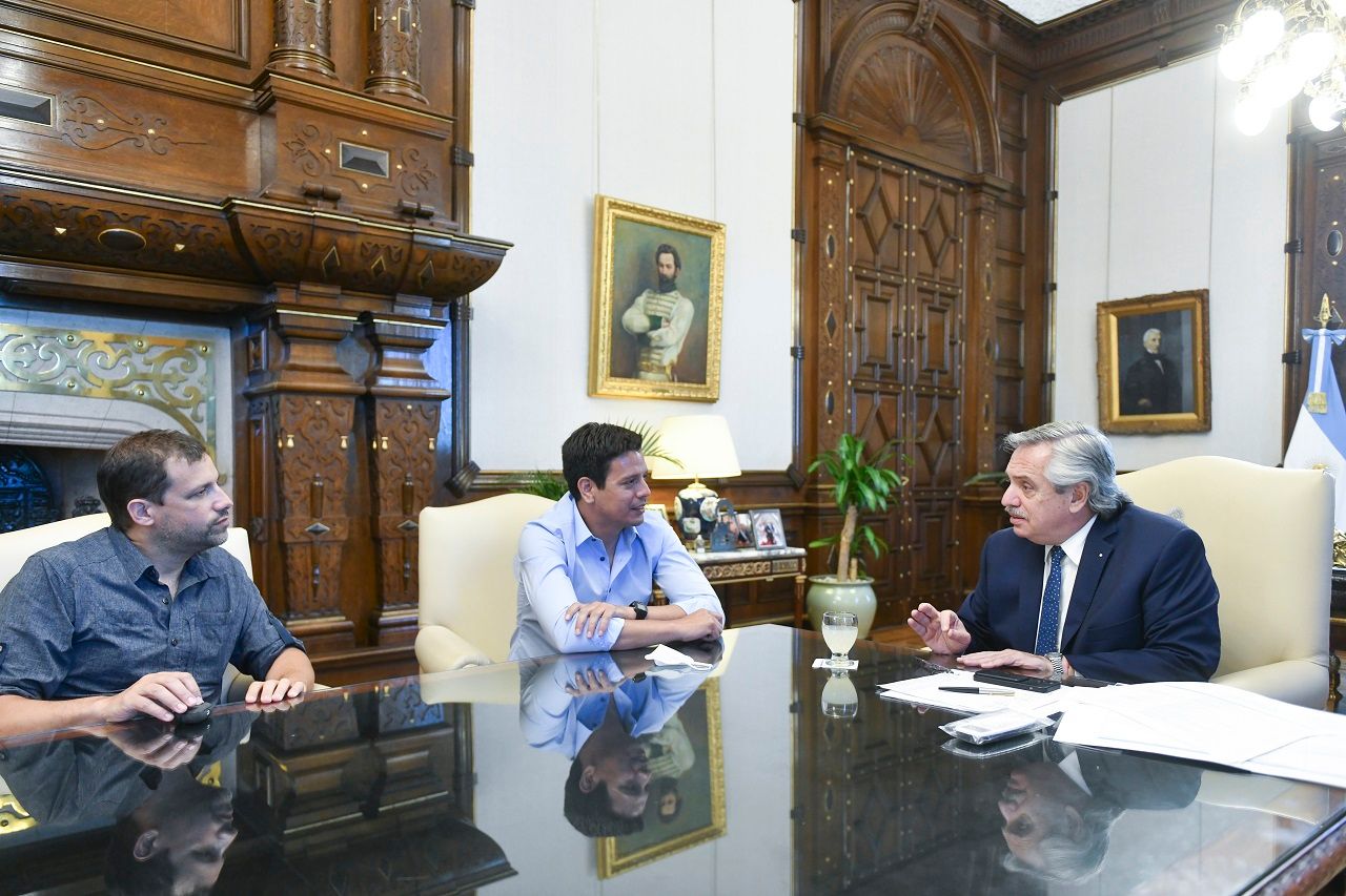 Alberto Fernández recibió a Cardozo: "la comunidad está muy agradecida", expresó el jefe comunal