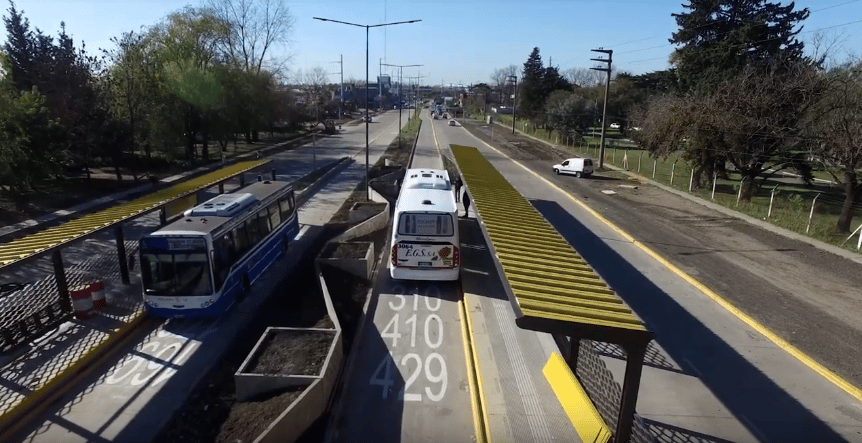 Metrobus Ruta 8 en San Martín: Últimas pruebas antes de la inauguración