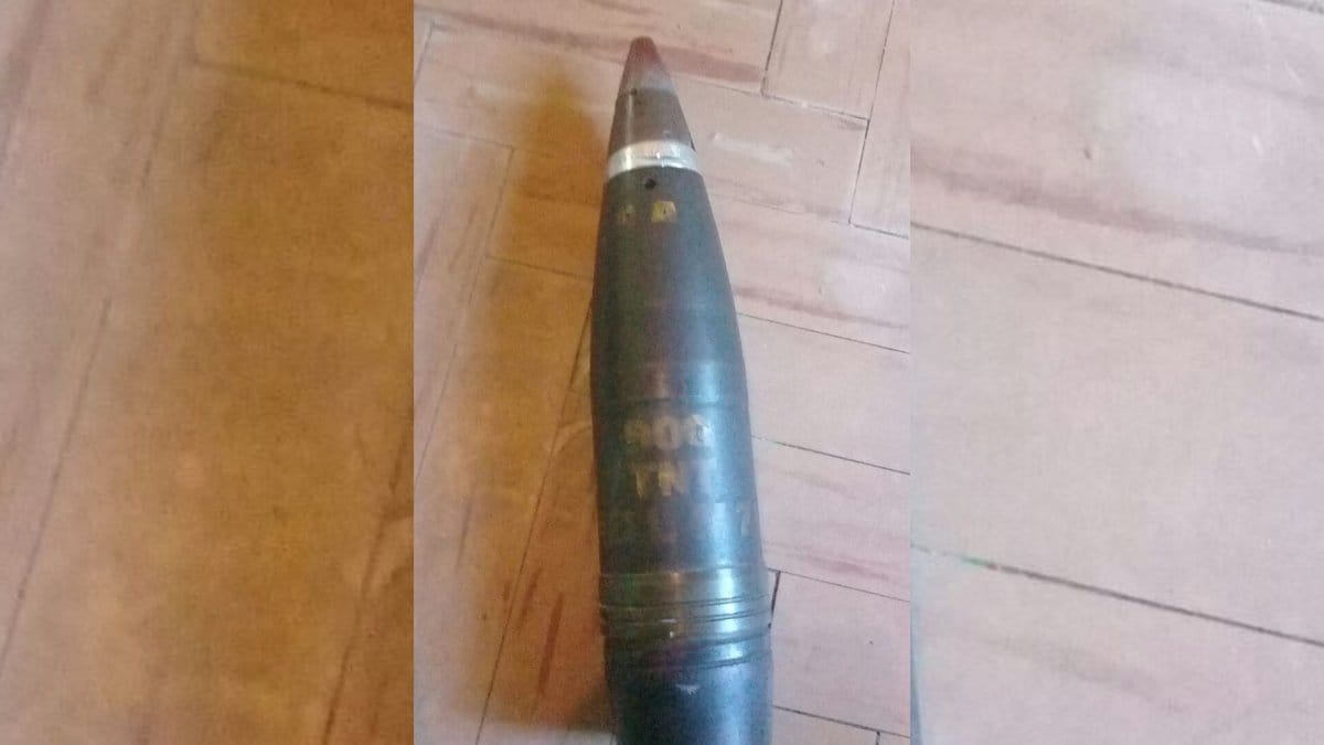 Hallaron un misil de la Segunda Guerra Mundial en una casa particular en Morón