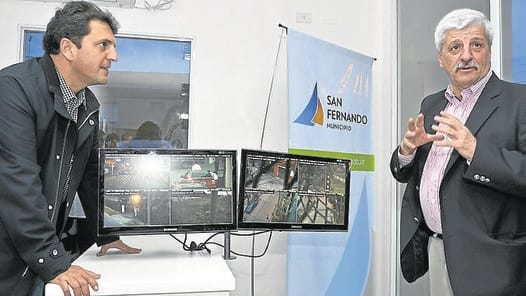 Andreotti y Massa inauguraron el Centro de Operaciones de San Fernando