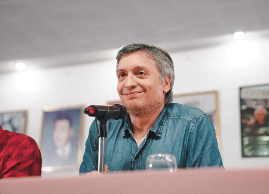 Máximo Kirchner reaparece en un acto en Morón