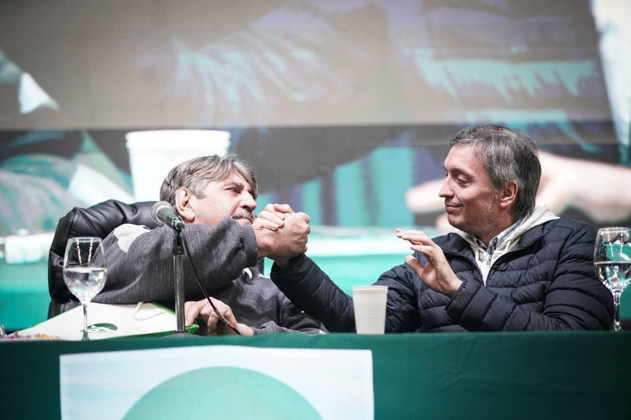 Máximo Kirchner en La Matanza: "Me sobra el coraje y la espalda para enfrentar al macrismo”