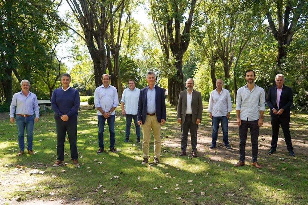 Reunión entre Mauricio Macri y los intendentes del grupo “Dorrego”