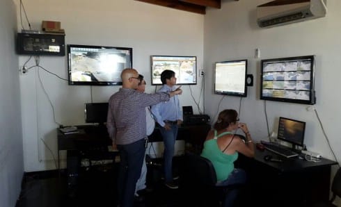 San Fernando asesora a Chascomús en la instalación del Centro de Monitoreo