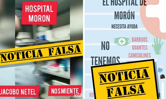 Municipio de Morón denunció penalmente difusión de "información falsa" sobre el hospital local