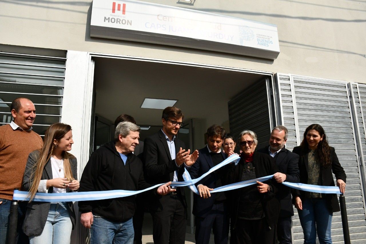 Morón: Ghi, Kicillof y Kreplak inauguraron el nuevo Centro de Salud “Juana Azurduy” de Castelar Sur