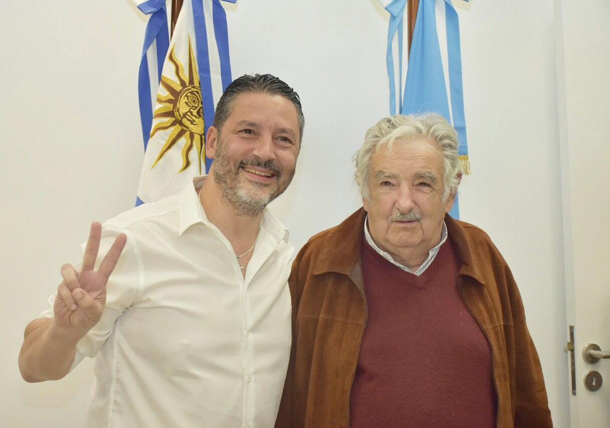 Pepe Mujica visitó Merlo