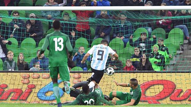 Argentina ganaba pero Nigeria se lo dio vuelta con una ráfaga de goles
