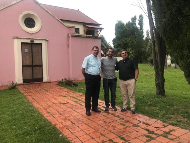 El Intendente de Berazategui, Patricio Mussi, visitó la Diócesis de Quilmes