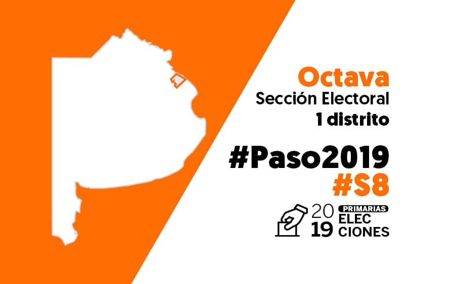 Elecciones PASO 2019: La Octava Sección vota senadores, intendente, concejales y consejeros escolares