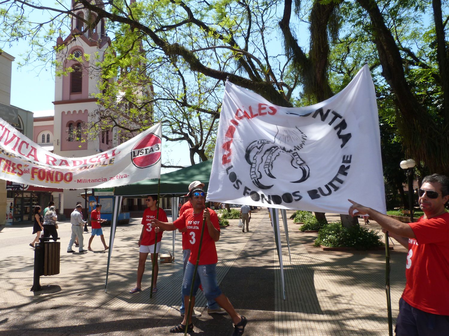 Radicales realizaron jornada contra los fondos buitre y a favor de la Ley de pago Soberano