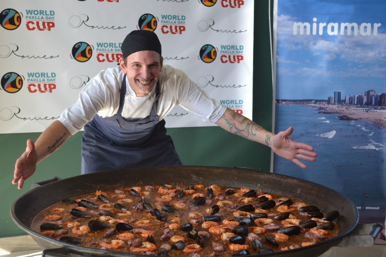 Chef de Miramar quiere representar al país en el Mundial de Paella y necesita el voto digital de los bonaerenses