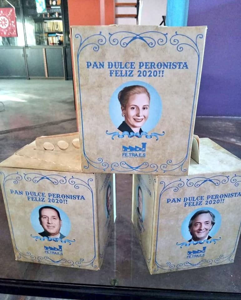 Asunción de Fernández: En inmediaciones del Congreso se vende el "Pan Dulce Peronista"