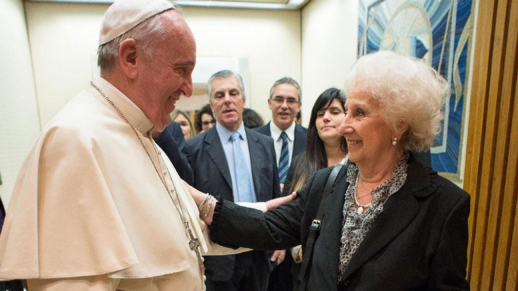 Estela de Carlotto: "Con el Papa me equivoqué y le pido perdón"