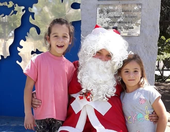 Navidad en Cañuelas: Papá Noel junto a más de 3.500 vecinos en la Feria de Mujeres
