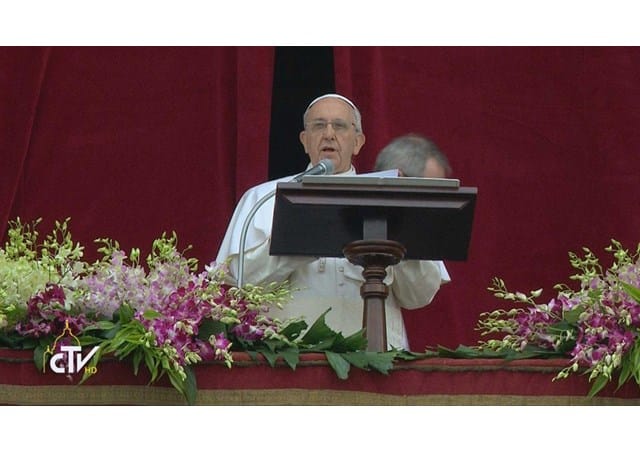 Pascuas: Papa Francisco pidió "soluciones pacíficas" a los conflictos políticos y sociales
