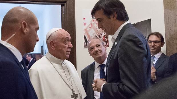El senador electo Esteban Bullrich se reunió con el Papa Francisco: "Vine a fortalecer el vínculo"
