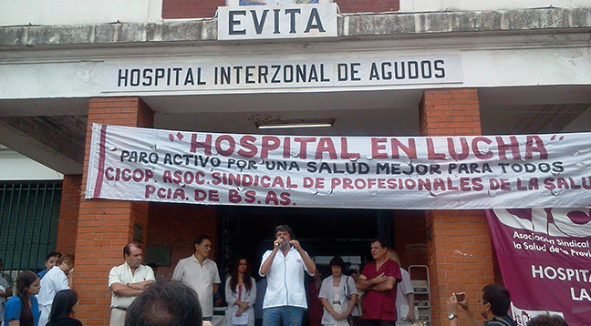 Los hospitales bonaerenses preparan el cuarto paro del año contra Vidal