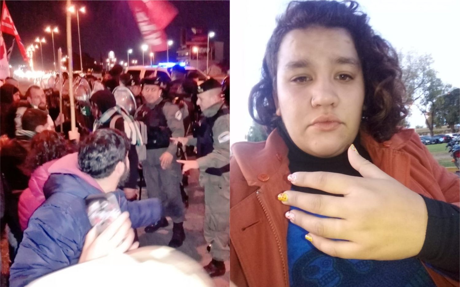 #ParoNacional: La represión en Acceso Oeste terminó con "una trabajadora fracturada" 