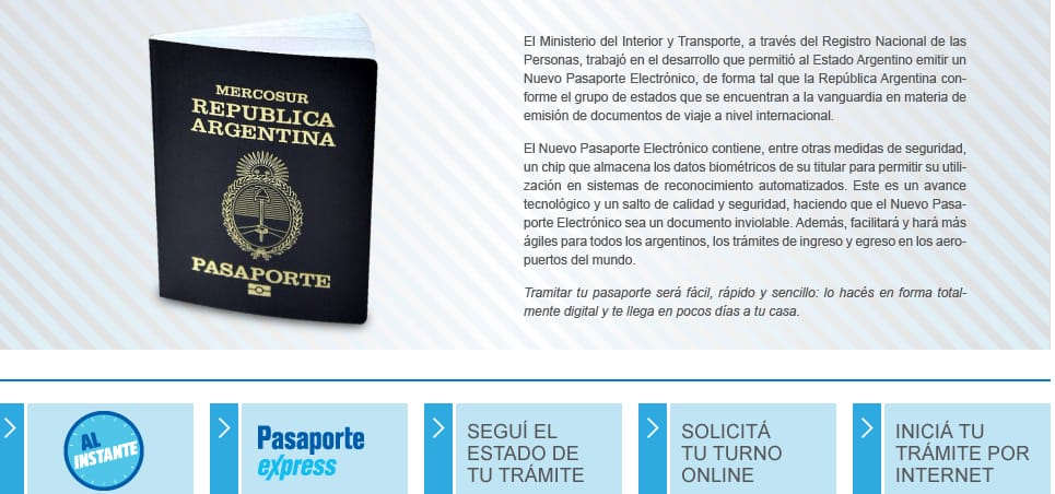 Pasaporte: Cómo realizar el trámite por internet