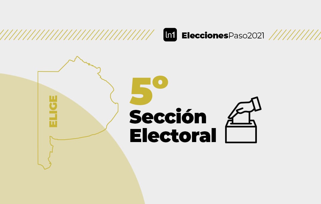 Elecciones Paso 2021: Resultados oficiales en la Quinta Sección Electoral