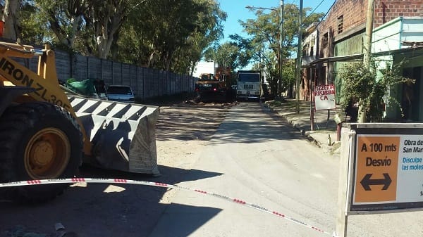 Katopodis recorrió nuevas obras de pavimentación en San Martín