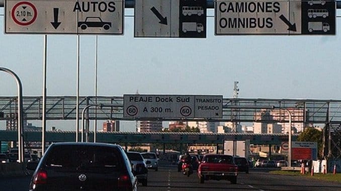 Provincia eliminará el peaje Dock Sud en la Autopista Buenos Aires-La Plata