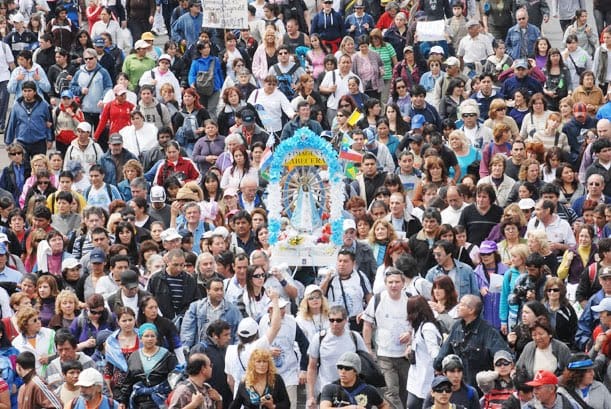 Peregrinación a Luján: Mayor convocatoria gracias al mensaje del Papa Francisco 