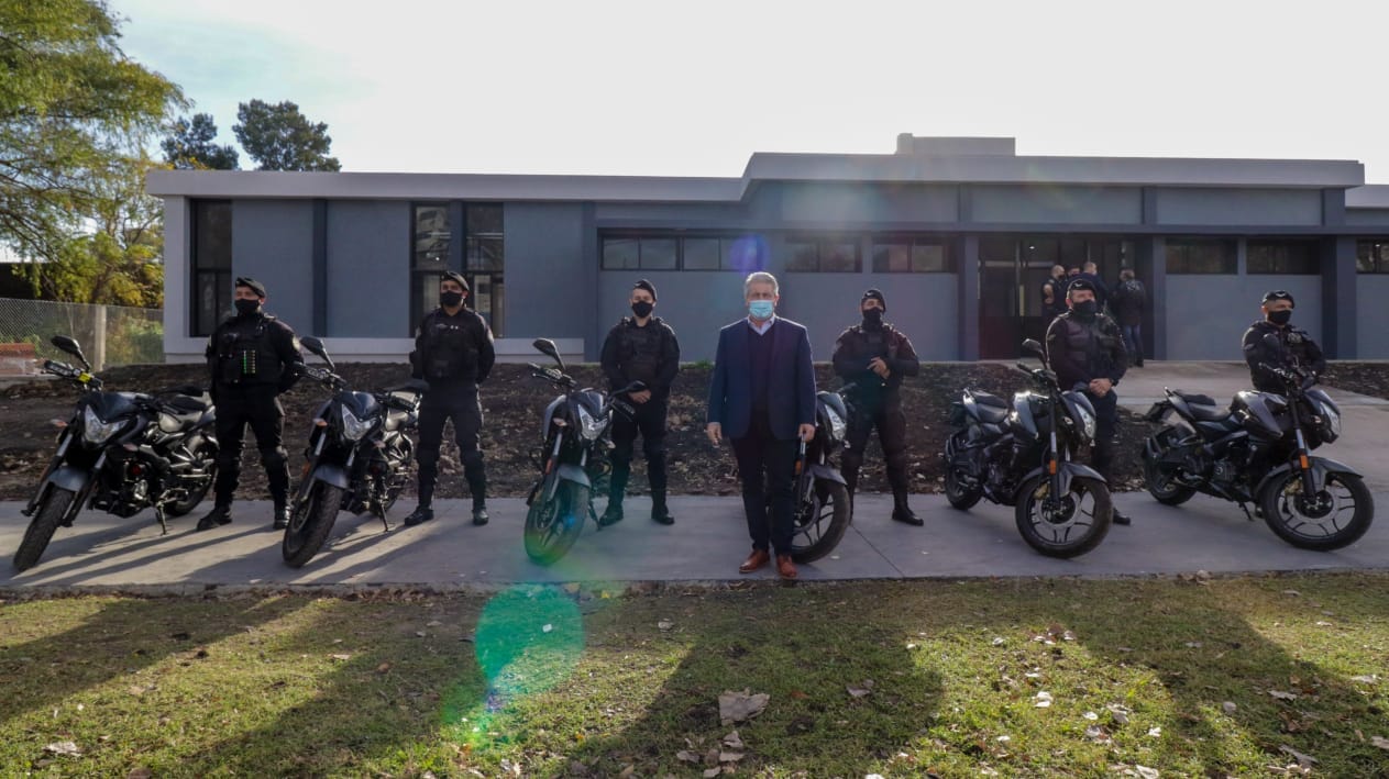 Nueva Estación de Policía en Pergamino: 10 Patrullas Urbanas 0km y 6 motos para el Grupo Motorizado