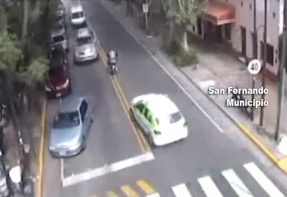 San Fernando: Espectacular persecución de una moto quedó grabada en video