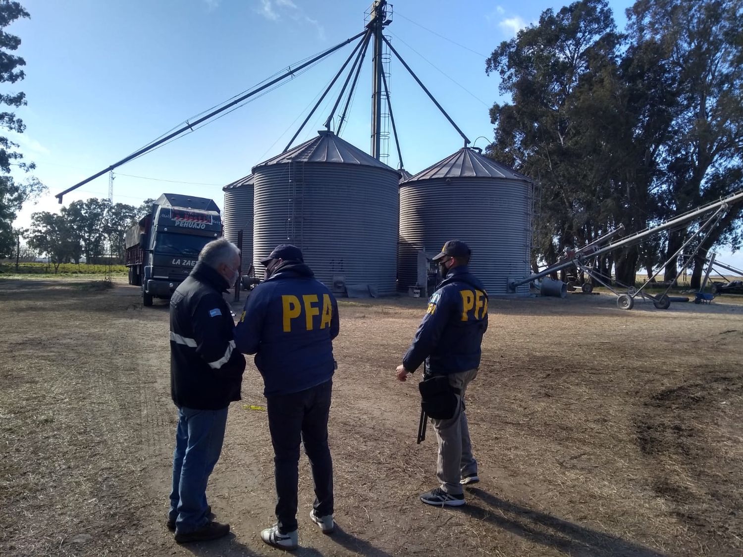 Saladillo: Policía Federal incautó más de un millón de kilogramos de granos de maíz