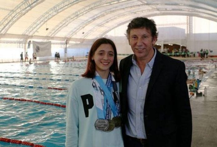 La atleta de San Isidro, Delfina Pignatiello, desmintió su retiro de la natación: "Jamás usé esa palabra"