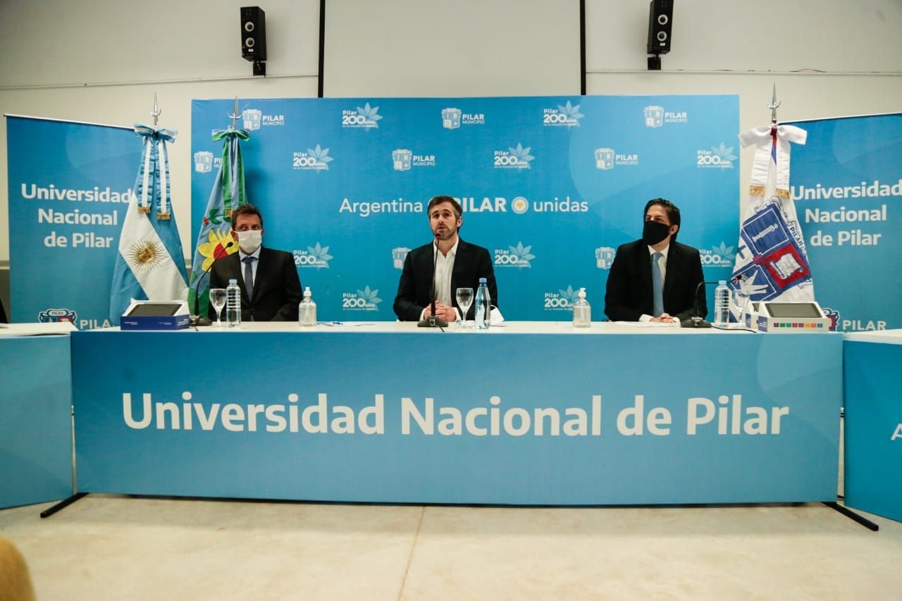 Pilar presentó el proyecto para la creación de la Universidad Nacional en el municipio