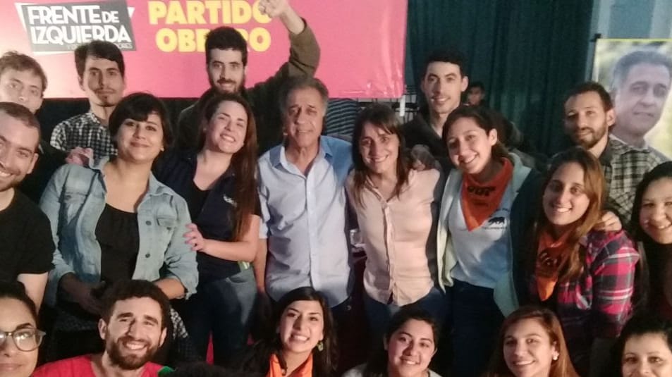 Elecciones 2017: Pitrola estuvo en La Matanza y llamó a "luchar por la clase obrera"