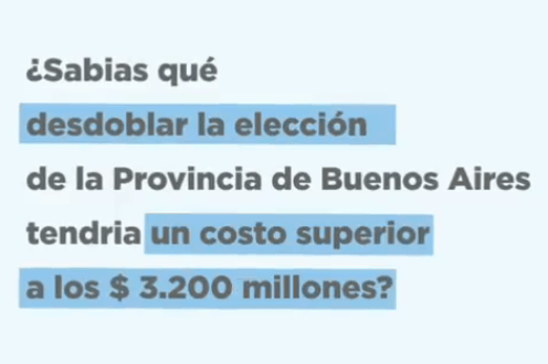 PJ bonaerense sale a rechazar el desdoblamiento electoral y advierte que costará $3.200 millones
