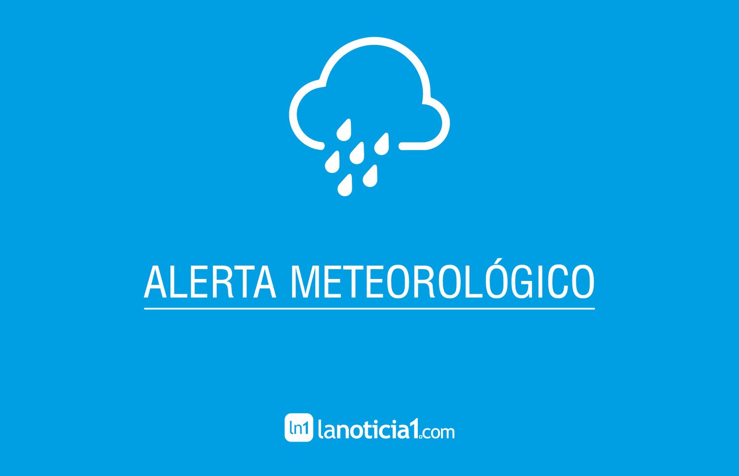 Alerta meteorológico en la Costa Atlántica