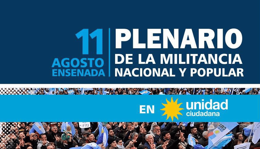 Plenario de Unidad Ciudadana en Ensenada: El PJ bonaerense asistirá con la mira puesta en la "unidad"