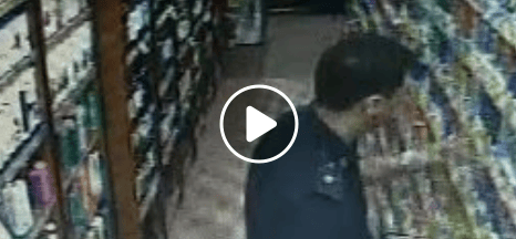 Video: Poliladron desafectado tras ser descubierto en robo en supermercado