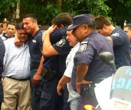 Asesinato del policía en San Pedro: Despidieron los restos de Juan Gabriel Reyna