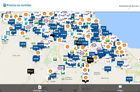 Lanzan aplicación para conocer los precios de los combustibles en todo el país