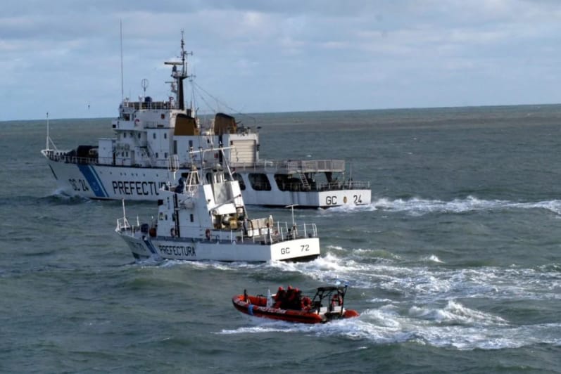 Mar del Plata: Marinero cayó al mar y no hay rastros tras 24 horas de búsqueda