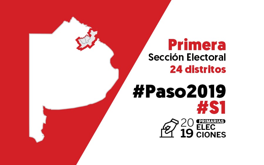 Elecciones PASO 2019: La Primera Sección vota diputados, intendentes, concejales y consejeros escolares