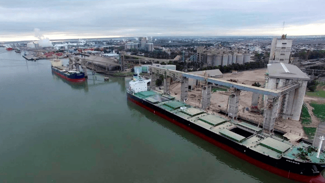 Las exportaciones por el puerto de Bahía Blanca cayeron 17,82%