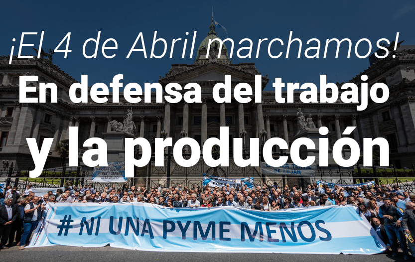 Marcha #NiUnaPymeMenos: Empresarios piden cambio de política económica con eje en la situación del Conurbano