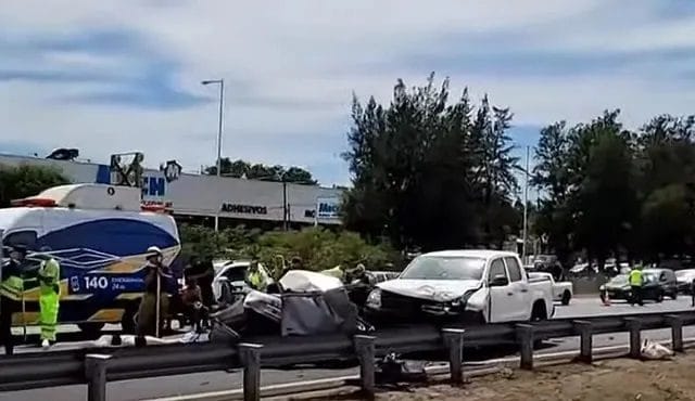 Choque fatal en la autopista del Oeste a la altura de  Ituzaingó: Una mujer resultó muerta y hay dos heridos 