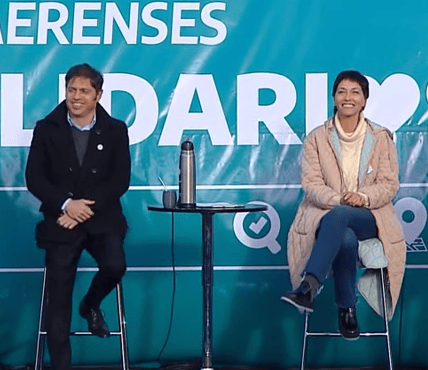 Kicillof en Quilmes: Con Mayra Mendoza y Larroque, relanzó el programa "Bonaerenses Solidarios"