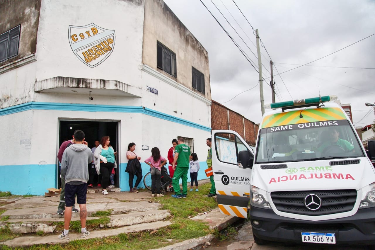 Quilmes: El temporal dejó más de 70 evacuados
