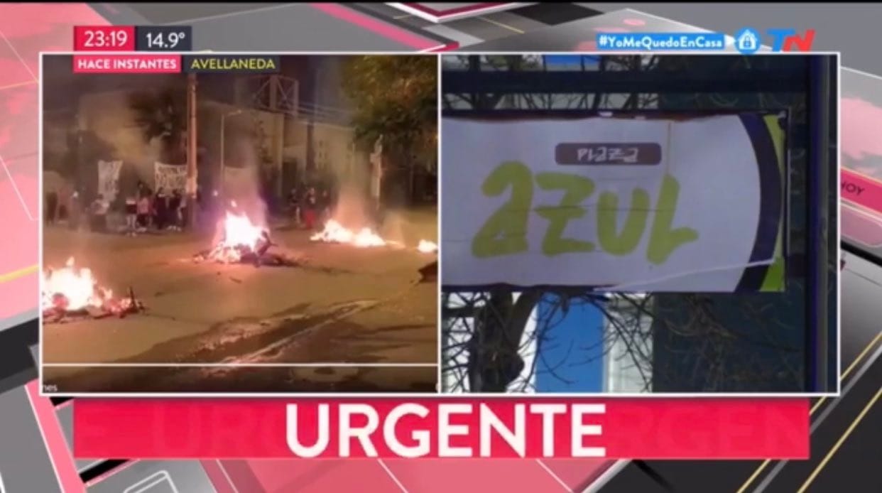 Quilmes: Intendenta desmintió a TN por imágenes que mostraban incidentes en su distrito pero eran de Chile