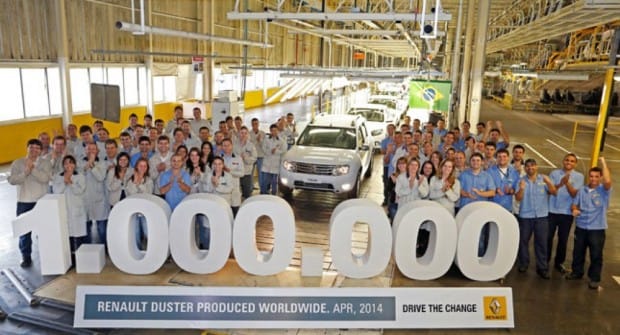Renault Duster: Ensamblaron el vehículo número 1.000.000